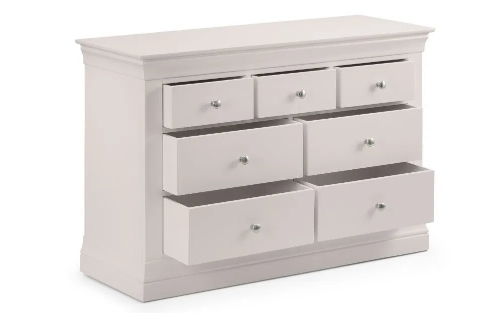 Fidel Light Grey Wood Chest of Drawers | 3 Drawers